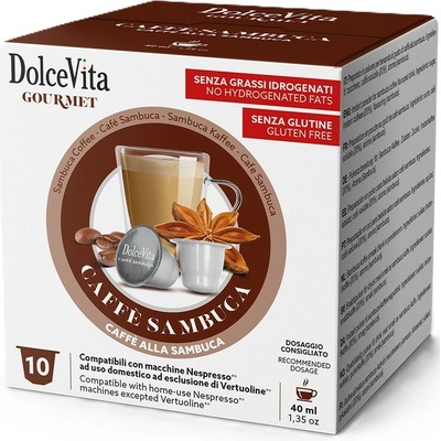 Dolce Vita SAMBUCA 10 kapsúl pre Nespresso kávovary