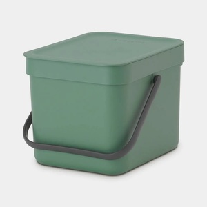 Brabantia 6 л цвят зелена ела кош за смет за разделно събиране Brabantia от серия Sort&Go (1003233)