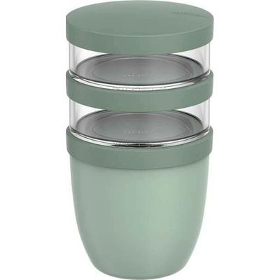 Mepal Ellipse 3dielny hrniec na obed s objemom 500 ml + 2 × 200 ml, fialová Sage