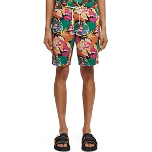 Scotch & Soda Бански гащета Scotch & soda Mid Length Printed swimming shorts - Multicolor (Black Floral Aop)