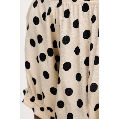 Morgan блуза с паднали рамене дамска от вискоза (OVITA)