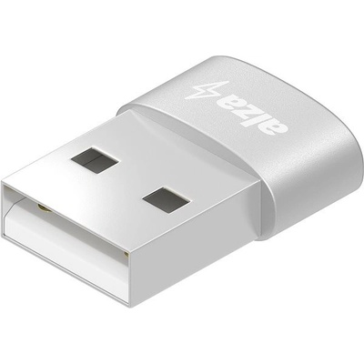AlzaPower USB-A (M) to USB-C (F) 2.0 biely APW-ADTATC2W