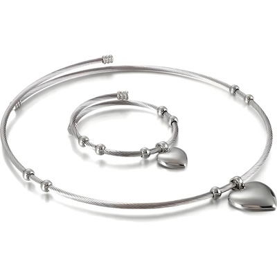 HARAHU Комплект ma-15189 - Сребърен kp15189 (ma-15189)