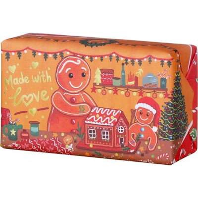 English Soap Company Vánoční tuhé mýdlo Perníček Pomeranč & Skořice 190 g – Zboží Mobilmania