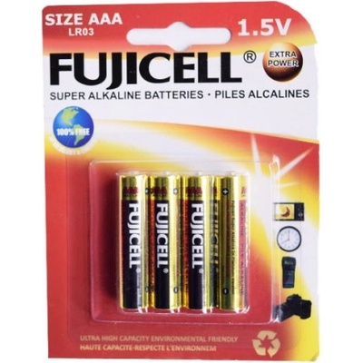 Батерии Fujicell AAA алкални 4 бр