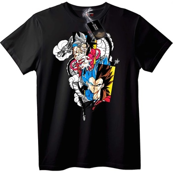 NOONEBRAND Тениска Dragon Ball Z Goku & Vegeta - M, Black