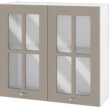 ИРИМ Горен кухненски шкаф Сити БФ-Капучино мат-11-104 80 см