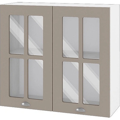 ИРИМ Горен кухненски шкаф Сити БФ-Капучино мат-11-104 80 см