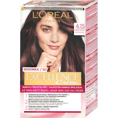 L'Oréal Excellence Creme Triple Protection 4,15 Frosted Brown 48 ml