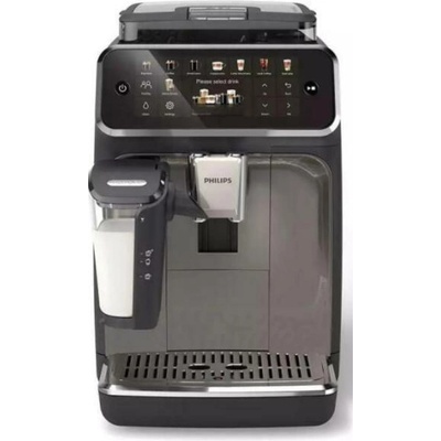 Кафеавтомат Philips EP5549/70 LatteGo, 1500W, 15 bar, 1.8 л, 20 напитки, Керамична мелачка с 12 нива, TFT, AquaClean, SilentBrew, AromaExtract, ExtraShot, Черен/Бежов (EP5549/70)