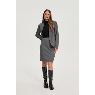 Moodo Пола с пепит десен сива Moodo Moodo | Siv | ЖЕНИ | XXL