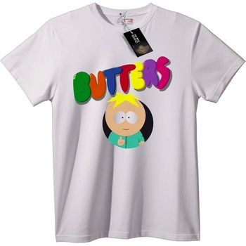 NOONEBRAND Тениска South Park Бътърс - S, White