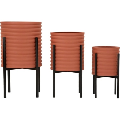 Mauro Ferretti Метални покрития за кашпи в комплект от 3 бр. ø 36 cm Milly - Mauro Ferretti (1428450000)