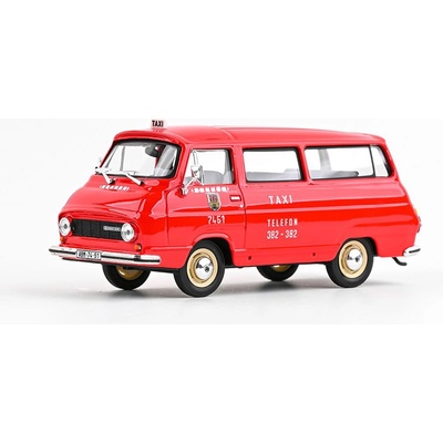 Škoda 1203 1974 Taxi Světle Červená Abrex 1:43