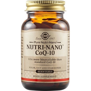 Solgar Nutri-Nano CoQ-10, 50 софтгел капсули, Solgar