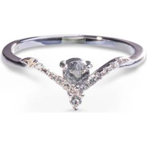 Silenti Jewelry Сребърен пръстен "Мълния" - 6 - 52мм (16.6мм диам. )