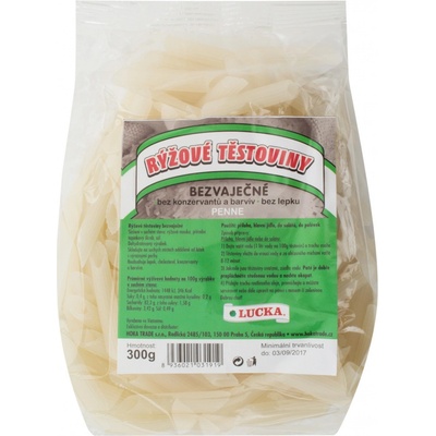 Lucka Rýžové těstoviny bezlepkové penne 300 g