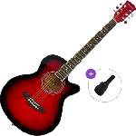 Pasadena SG026C-38 Basic SET Red Sunburst Джъмбо китара