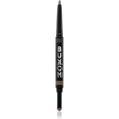 BUXOM Cosmetics FLIP SIDE DUAL-ENDED EYELINER & SHADOW кремообразни сенки за очи и очна линия с молив цвят Totally Taupe 0.78 гр