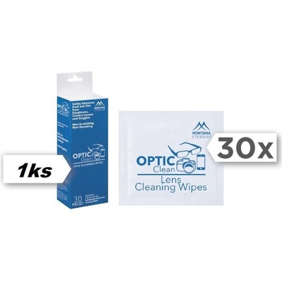 OPTIC CLEAN ČISTÍCÍ VLHČENÉ UBROUSKY 30 ks