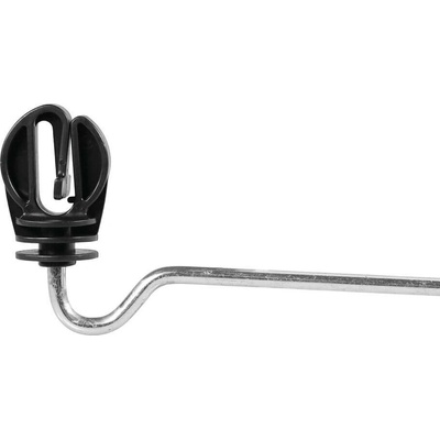 VNT electronics s.r.o. Izolátor se zahnutou podpěrou 22 cm pro elektrický ohradník - 10 ks