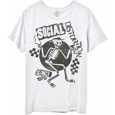 Rock Off metal Social Distortion Speakeasy Checkerboard white