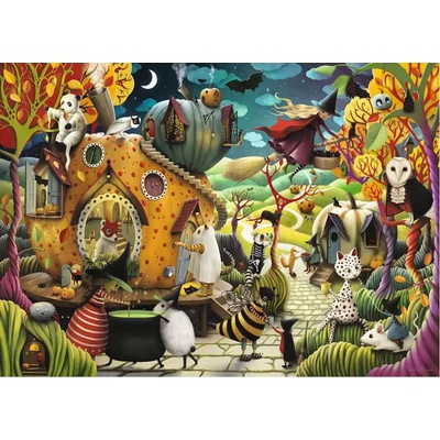 Ravensburger - Puzzle Happy Halloween 1000 - 1 000 piese