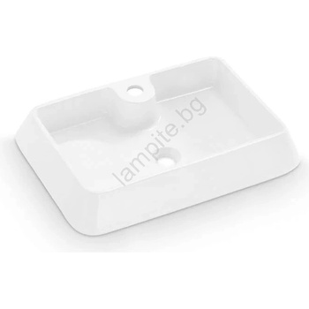 Bathco 4004 - Мивка за монтаж върху плот GALICIA 60x40 см порцелан/бяла (BO0029)