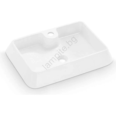 Bathco 4004 - Мивка за монтаж върху плот GALICIA 60x40 см порцелан/бяла (BO0029)