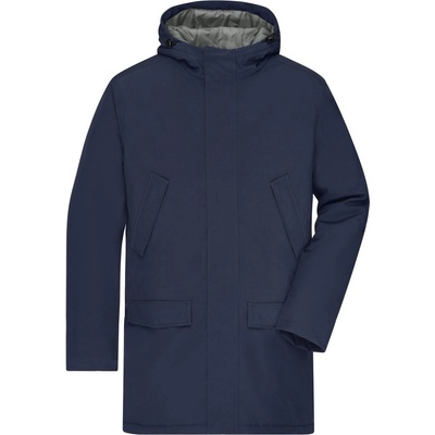 James & Nicholson Elegantná pánska zimná parka JN1176 Tmavomodrá
