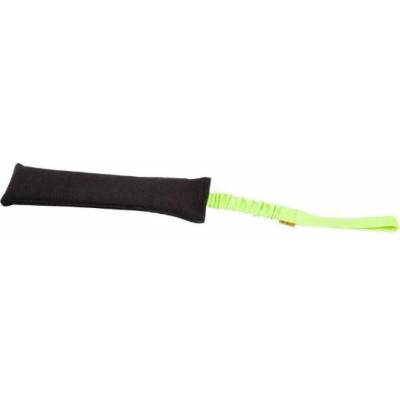 Dingo Žvýkací agility 8 x 27 cm černá bungee rukojeť zelená 15594