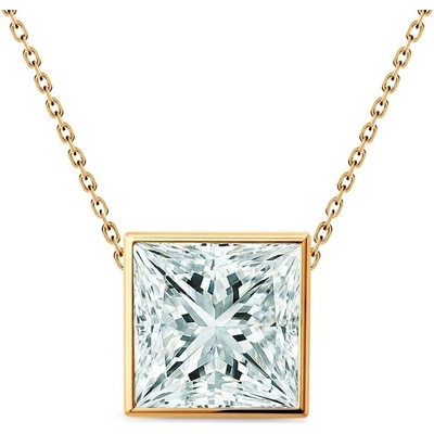 Savicki Náhrdelník žlté zlato, diamant PURE-N-PR-008-DIA-Z