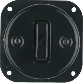 Bohemia-Design - Порцеланов ретро едноклавишен ключ без рамка за звънец (BF0043)