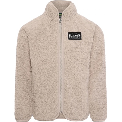 Didriksons Детско поларено яке Didriksons Kid's Gibbs Full-Zip 2 Fleece jacket - Beach Beige - размер 100 (703-4600-0513)