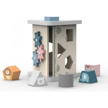 Viga Toys - Дървена играчка с активности - Полярно мече (44007)