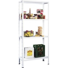 Schulte Regál 4509-W 1800 x 1000 x 500 mm 4 police bílý