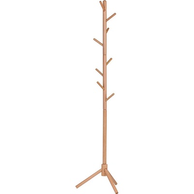 ČistéDřevo Dřevěný stojanový věšák 175 cm - přírodní – Zboží Dáma