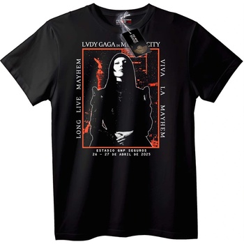 NOONEBRAND Тениска Lady Gaga Mayhem Турне - XL, Black