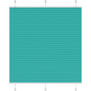 vidaXL Плисирана щора Petrol Green 120x150 cm Ширина на плата 119, 4 cm (4015402)