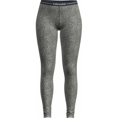 Icebreaker Women Mer 200 Oasis Leggings Flock AOP MIDNIGHT NAVY/SNOW/AOP