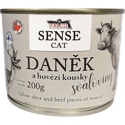 Falco Sense Cat daněk a hovädzina 200 g