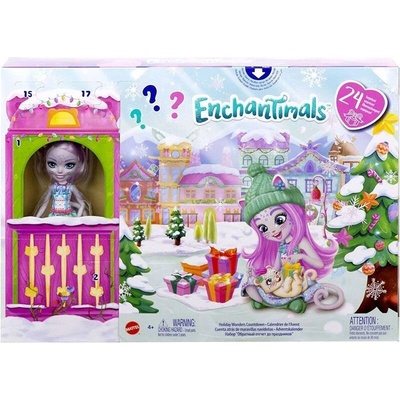 mattel Коледен адвент календар - Mattel Enchantimals с кукла