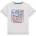 GUESS Бяла тениска с контрастна апликация за мини момче Guess