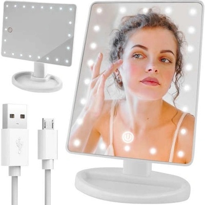 iQ Tech iMirror IQ00040 kosmetické make up zrcátko LED Dot bílé – Hledejceny.cz