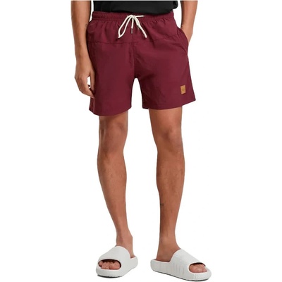 Urban Classics Бански гащета Urban classics Block swimming shorts 2 units - Red (Black / Cherry)