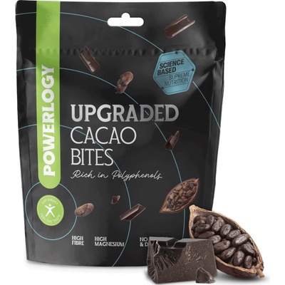 Powerlogy Upgraded Cacao BIO kakaový prášok v BIO kvalite 300 g
