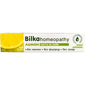 Bilka паста за зъби, Homeopathy, Лимон, 75мл
