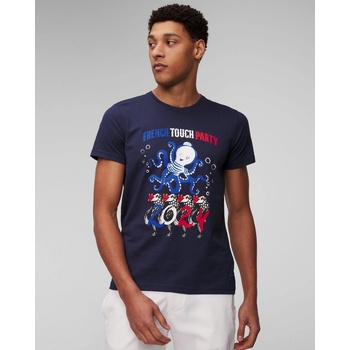 Vilebrequin Tmavě pánské tričko Thom modré