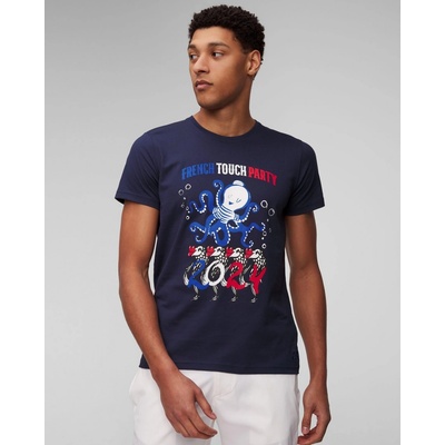 Vilebrequin Tmavě pánské tričko Thom modré