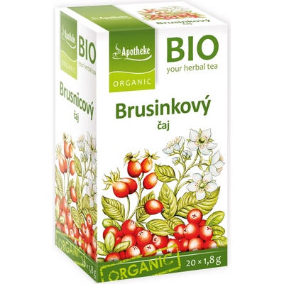 Apotheke Bio Brusinkový ovocný 20 x 1,8 g